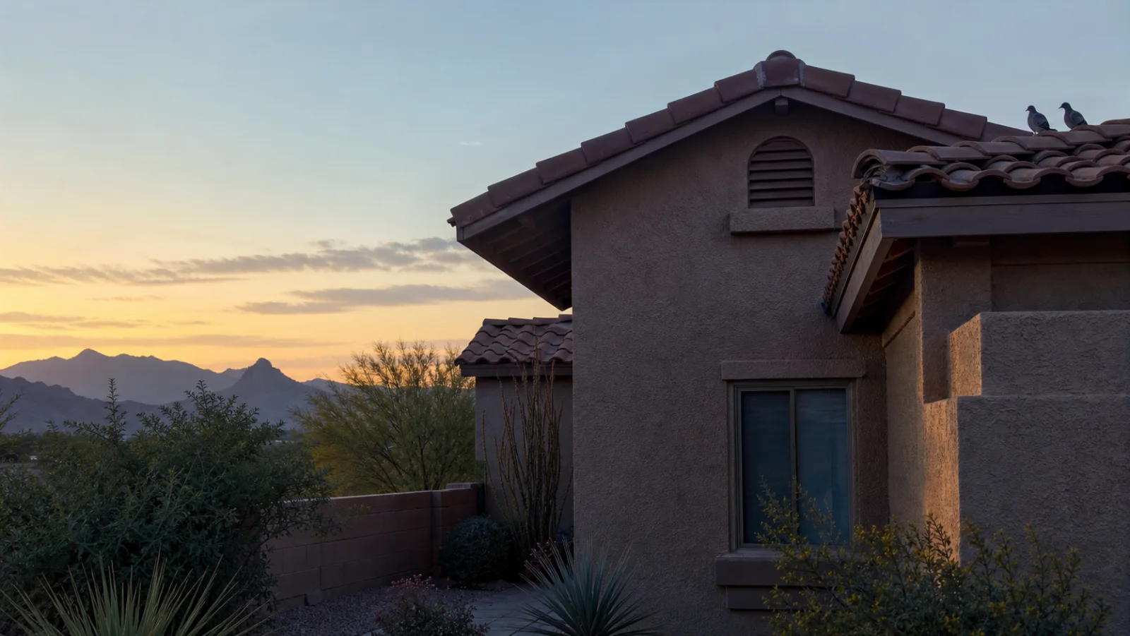 Goodyear home roofline